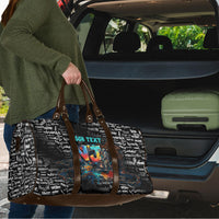 Personalized New Jersey Liberty Bell Graffiti Travel Bag Urban Street Art - Hand Drawn City Tagging