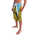 Saint Lucia Tribal Triangle Design Lavalava with Flag Colors and The Land The People The Light Quote - Wonder Print Shop
