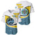 Saint Lucia Modern Tribal Crest Design Baseball Jersey with Flag Colors and Bold Text Layout - Wonder Print Shop