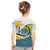 Saint Lucia Modern Tribal Crest Design Kid T Shirt with Flag Colors and Bold Text Layout - Wonder Print Shop