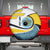 Saint Lucia Modern Tribal Crest Design Spare Tire Cover with Flag Colors and Bold Text Layout - Wonder Print Shop