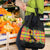 Saint Lucia Parrot Grocery Bag with Madras Pattern and Cultural Black Motif Design - Wonder Print Shop