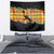 Saint Lucia Parrot Tapestry with Madras Pattern and Cultural Black Motif Design - Wonder Print Shop