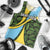 Saint Lucia Parrot Men Tank Top with Tropical Palm Leaf and Flag Color Wave Design - Wonder Print Shop