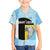 Saint Lucia Graphic Parrot Hawaiian Shirt with Tribal Pattern and Minimalist Blue Black Design - Wonder Print Shop