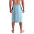 Saint Lucia Graphic Parrot Lavalava with Tribal Pattern and Minimalist Blue Black Design - Wonder Print Shop