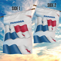 Panama Waving Flag Design Garden Flag with Red Blue Stars and National Color Pattern - Wonder Print Shop