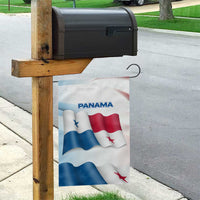 Panama Waving Flag Design Garden Flag with Red Blue Stars and National Color Pattern - Wonder Print Shop