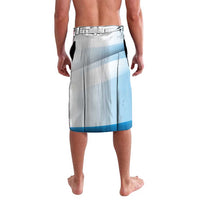 Panama Waving Flag Design Lavalava with Red Blue Stars and National Color Pattern - Wonder Print Shop