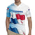 Panama Waving Flag Design Rugby Jersey with Red Blue Stars and National Color Pattern - Wonder Print Shop