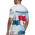 Panama Waving Flag Design Rugby Jersey with Red Blue Stars and National Color Pattern - Wonder Print Shop