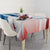 Panama Waving Flag Design Tablecloth with Red Blue Stars and National Color Pattern - Wonder Print Shop