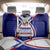 Panama Independence Day Back Car Seat Cover with National Coat of Arms and Red Blue Star Design - Wonder Print Shop