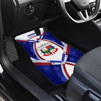 Panama Independence Day Car Mats with National Coat of Arms and Red Blue Star Design - Wonder Print Shop