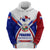 Panama Independence Day Hoodie with National Coat of Arms and Red Blue Star Design - Wonder Print Shop