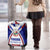 Panama Independence Day Luggage Cover with National Coat of Arms and Red Blue Star Design - Wonder Print Shop
