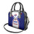 Panama Independence Day Shoulder Handbag with National Coat of Arms and Red Blue Star Design - Wonder Print Shop