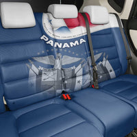 Panama National Flag Back Car Seat Cover with Canal Symbolism and Puente del Mundo Motto Design - Wonder Print Shop