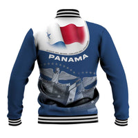 Panama National Flag Baseball Jacket with Canal Symbolism and Puente del Mundo Motto Design - Wonder Print Shop