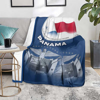Panama National Flag Blanket with Canal Symbolism and Puente del Mundo Motto Design - Wonder Print Shop