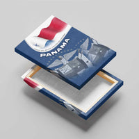 Panama National Flag Canvas Wall Art with Canal Symbolism and Puente del Mundo Motto Design - Wonder Print Shop