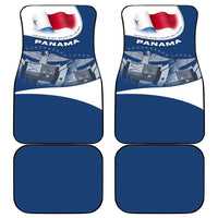 Panama National Flag Car Mats with Canal Symbolism and Puente del Mundo Motto Design - Wonder Print Shop