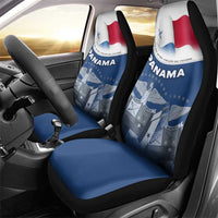 Panama National Flag Car Seat Cover with Canal Symbolism and Puente del Mundo Motto Design - Wonder Print Shop