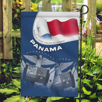 Panama National Flag Garden Flag with Canal Symbolism and Puente del Mundo Motto Design - Wonder Print Shop