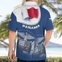 Panama National Flag Hawaiian Shirt with Canal Symbolism and Puente del Mundo Motto Design - Wonder Print Shop