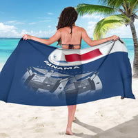 Panama National Flag Sarong with Canal Symbolism and Puente del Mundo Motto Design - Wonder Print Shop