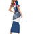 Panama National Flag Short Sleeve Bodycon Dress with Canal Symbolism and Puente del Mundo Motto Design - Wonder Print Shop