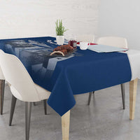 Panama National Flag Tablecloth with Canal Symbolism and Puente del Mundo Motto Design - Wonder Print Shop