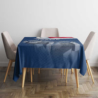 Panama National Flag Tablecloth with Canal Symbolism and Puente del Mundo Motto Design - Wonder Print Shop