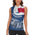 Panama National Flag Women Sleeveless Polo Shirt with Canal Symbolism and Puente del Mundo Motto Design - Wonder Print Shop