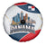 Panama City Skyline Spare Tire Cover with National Coat of Arms and Red Blue Flag Theme - Wonder Print Shop