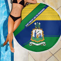 Saint Vincent and the Grenadines Flag Beach Blanket Coat of Arms and National Colors - Wonder Print Shop