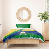 Saint Vincent and the Grenadines Flag Bedding Set Coat of Arms and National Colors - Wonder Print Shop