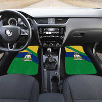 Saint Vincent and the Grenadines Flag Car Mats Coat of Arms and National Colors - Wonder Print Shop