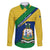 Saint Vincent and the Grenadines Flag Family Matching Off Shoulder Maxi Dress and Hawaiian Shirt Coat of Arms and National Colors - Wonder Print Shop