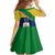 Saint Vincent and the Grenadines Flag Family Matching Tank Maxi Dress and Hawaiian Shirt Coat of Arms and National Colors - Wonder Print Shop
