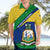Saint Vincent and the Grenadines Flag Hawaiian Shirt Coat of Arms and National Colors - Wonder Print Shop