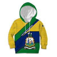 Saint Vincent and the Grenadines Flag Kid Hoodie Coat of Arms and National Colors - Wonder Print Shop