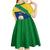 Saint Vincent and the Grenadines Flag Kid Short Sleeve Dress Coat of Arms and National Colors - Wonder Print Shop