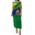 Saint Vincent and the Grenadines Flag Puletasi Coat of Arms and National Colors - Wonder Print Shop