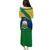 Saint Vincent and the Grenadines Flag Puletasi Coat of Arms and National Colors - Wonder Print Shop