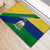 Saint Vincent and the Grenadines Flag Rubber Doormat Coat of Arms and National Colors - Wonder Print Shop