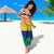 Saint Vincent and the Grenadines Flag Sarong Coat of Arms and National Colors - Wonder Print Shop