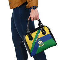 Saint Vincent and the Grenadines Flag Shoulder Handbag Coat of Arms and National Colors - Wonder Print Shop