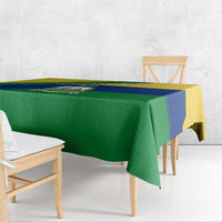 Saint Vincent and the Grenadines Flag Tablecloth Coat of Arms and National Colors - Wonder Print Shop