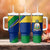 Saint Vincent and the Grenadines Flag Tumbler With Handle Coat of Arms and National Colors - Wonder Print Shop